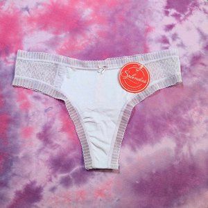 NWT Splendies Lavender Ruffle Limited Edition Thong: M